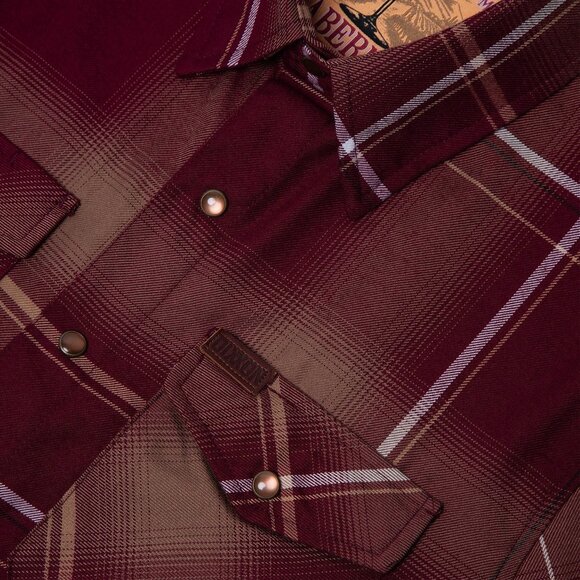 DIXXON FLANNEL - CABERNET Flannel Shirt - Women's Large - Picture 4 of 9